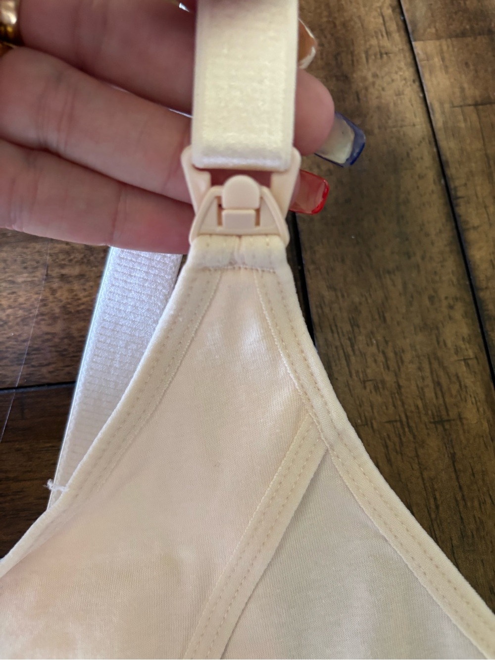 Nursing Naturals Nursing Bralette - Cream - Picture 2 of 5